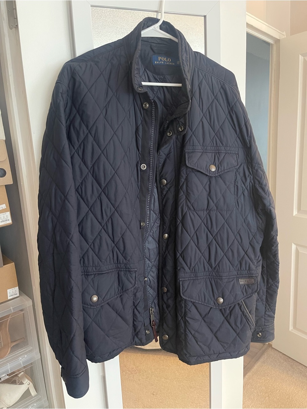 Ralph Lauren Navy Quilted Lightweight Jacket